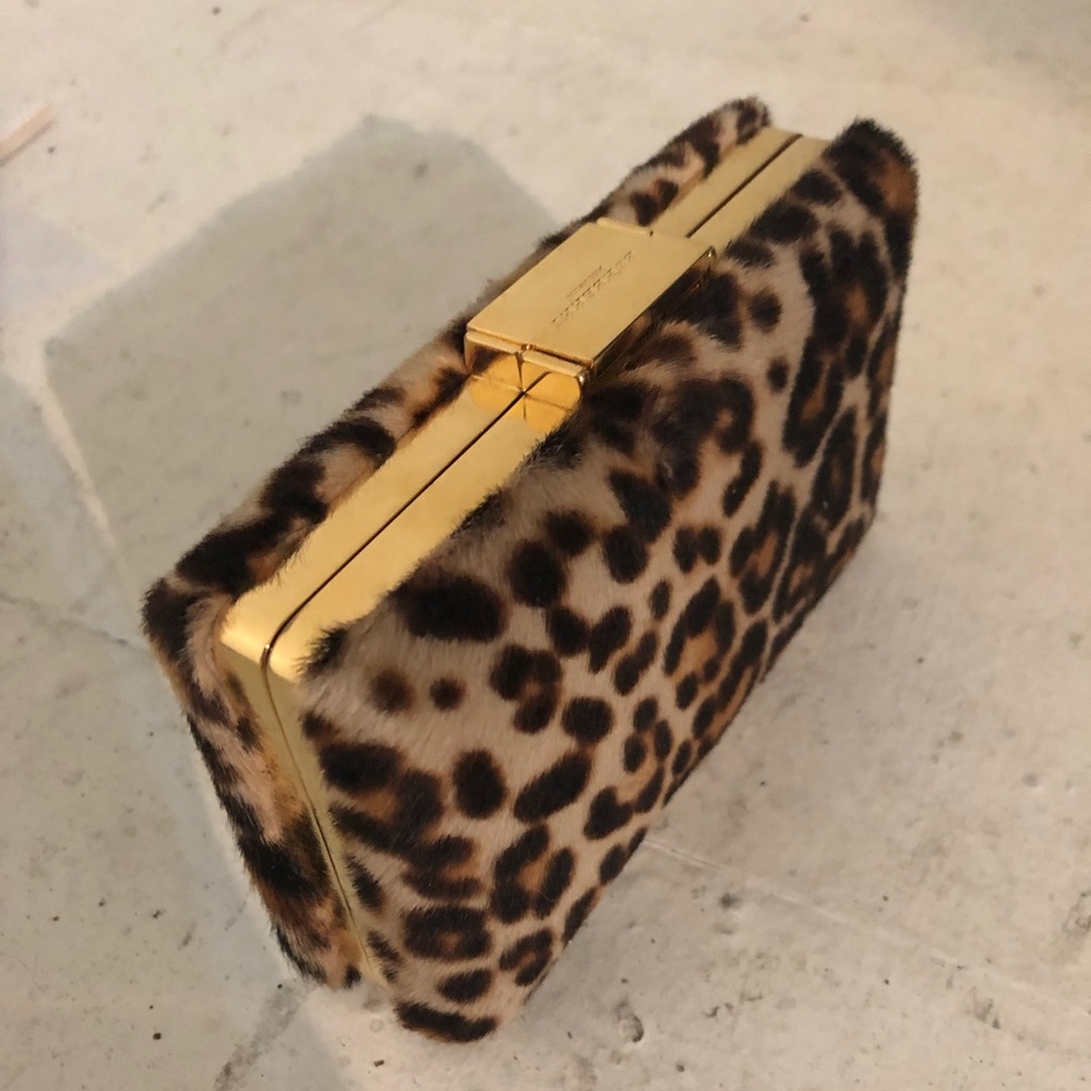 Burberry Prorsum Leopard Print Clutch